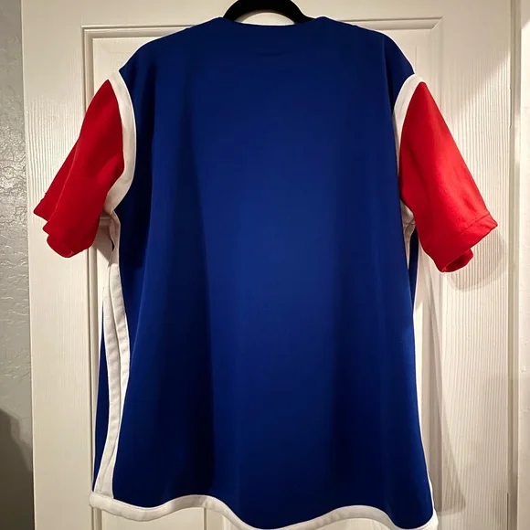Chicago CUBS Genuine Merchandise Red, Blue and White MLB Jersey - Picture 3 of 9